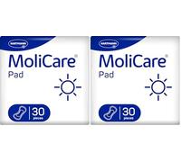 MoliCare Pad Day - Slim & Discreet Incontinence Pads for Light Bladder Weakness for Men & Women | Soft & Absorbent, Breathable Materials for Skin Health | 30 Pads (Pack of 2)