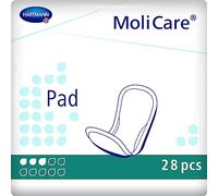 MoliCare Pad, Incontinence Pad for Women and Men with Bladder Weakness, 3 Drops, Pack of 28