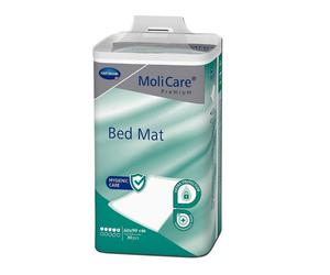 MOLICARE PREMIUM BED MAT 60CM X 90CM HYGIENIC UNDERLAYS 5 DROP 30 PCS.
