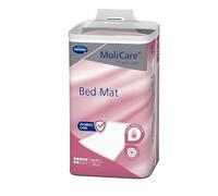 MoliCare Premium Bed Mat 7 Drops: Bed Protection Insert with Absorbent Core of Cellulose Flakes, 60 x 90 cm, 4 x 25 Items