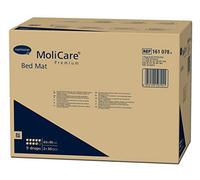 Molicare Premium Bed Mat 9 Drops: Bed Protector Insert with Absorbent Core of Cellulose Flakes, 60 x 90 cm, 2 x 30 Pieces