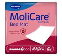 1x MoliCare Premium Incontinence Bed Mat (7 Drops) - 60cm x 90cm - Pack of 25