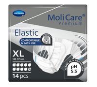 MoliCare Premium Elastic Adult Nappies - 10 Drops | High Absorbent Disposable Ni