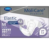 MoliCare Premium Elastic Disposable Underpants: Discreet Usage for Woman and Men with Incontinence; 8 Drops, Size M, Pack of 26