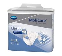 MoliCare Premium Elastic Unisex Disposable Slip: Discreet Use for Woman and Men with Incontinence; 6 Drops, Size L, 30 Pieces