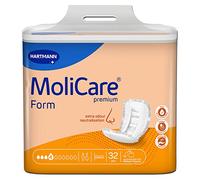 Molicare Premium Form 4 Tropfen, für leichte Inkontinenz: maximale Sicherheit, Extra Auslaufschutz und Diskretion für Frauen und Männer, zu verwenden mit MoliCare Premium Fixpants, 32 Stück
