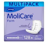 MoliCare Premium Form 8 Drops Large Incontinence Pads, 4 x 32 Pack