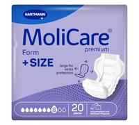 MoliCare Premium Form Plus Size, 8 Drops, Large Incontinence Pads, Pack of 20