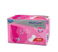 MoliCare Premium Lady PAD, Incontinence Pads for Women with Bladder Weakness, 4 Drops, Pack of 14