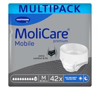 MoliCare Premium Mobile 10 Drops Size M | Incontinence Pants for Women and Men | Extra Leakage Protection | Fast Absorption | Instant-Dry Feeling | 3 Packs of 14 Pairs (42 Pieces)