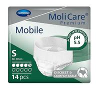 MoliCare Premium Mobile 5 Drops | Disposable Incontinence Pants: for Women and Men with Incontinence | Size S | 24-35 inches | Pack of 14