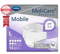 1x MoliCare Premium Mobile 8 - Large - Pack of 14 - Incontinence - 2499ml