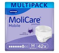 MoliCare Premium Mobile 8 Drops Unisex Incontinence Pants, Size M | 3 x 14 pairs, extra leakage protection for severe leaks, underwear-like fit, skin-friendly, up to 12 hours of dryness