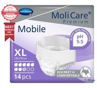 MoliCare Premium Mobile - 8 Drops - XL - 1 Pack of 14 - Single Pack