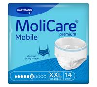 Molicare Premium Mobile XXL 6 Drops (2277ml) Incontinence Pants | Pack of 14
