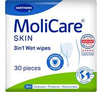 MoliCare Skin 3in1 Wet Wipes 30 Wipes Extra Large 20 x 29.5 cm Cleansing