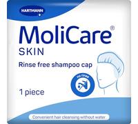 MoliCare Skin Rinse Free Shampoo Cap - Wash and Freshen Hair without Water, Pack of 1