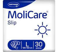 MoliCare® Slip Day - Adult Nappies for Severe Urinary and Faecal Incontinence | Reliable and Comfortable | Size L (120-150 cm Hip Circumference), 30 Items