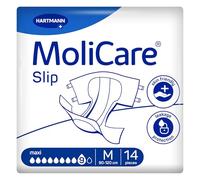 MoliCare Slip Maxi Disposable Underwear: Discreet Use for Woman and Men with Incontinence, 9 Drops, Size M, Pack of 14