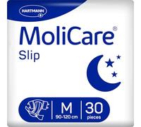 MoliCare® Slip Night - Adult Nappies for Severe Urinary and faecal Incontinence at Night | Reliable & Comfortable | Size M (90-120 cm Hip Circumference), 30 Items