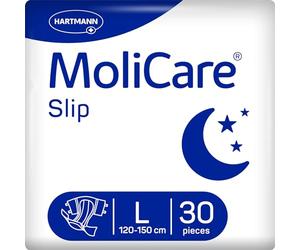 MoliCare Slip Night - Adult Nappies for Severe Urinary and Faecal Incontinence | Reliable and Comfortable | Size L, 35-59 inches (120-150cm), 30 Items