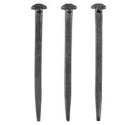 MOLIGOU 3 Pcs Crucifixion Nails, 6" Crucifix Nails for Crafts, Hand Forged Nail for Easter Decor
