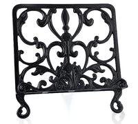 MOLIGOU Cast Iron Cookbook Stand, Recipe Book Holder, Display Stand Holder for Photo Album, Tablet