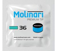 Molinari Premium Pool Billiard CUE TIP - 1 pc - 14 mm (Medium (36))