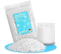 molinoRC Candle Wax - 1 kg Paraffin Wax for Candles - Quality from Germany - Candle Wax for Pouring - Clean Burning Melting Light Wax - Wax for Candles - Wax Pastilles