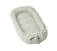 molis&co - Baby Nest Pod for Newborn - Baby Sleep Pod Soft Breathable 100% Cotton (OEKO-TEX) - Travel & Baby Essential Gift for Newborn - Sleepyhead Baby (Mint Tea)
