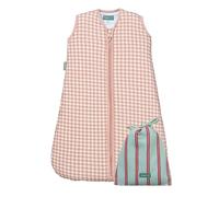 molis&co - Baby Sleeping Bag 2.5 TOG - Baby Winter Sleeping Bag Unisex - Soft and Cozy Baby Wearable Blanket for Newborn & Infants - 100% Cotton (OEKO-TEX) (Dusty Rose, New Born)