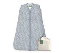 molis&co - Baby Sleeping Bag 2.5 TOG - Baby Winter Sleeping Bag Unisex - Soft and Cozy Baby Wearable Blanket for Newborn & Infants - 100% Cotton (OEKO-TEX) (Blue Garden, 18-36 Months)