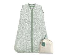 Molis&co Baby Sleeping Bag Tog 1-100% Cotton (Oeko-TEX) - Easy Access Nappy Change with Zip - Sleeping Bag for Babies, Girls and Boys, Ines II, 6-18 Months