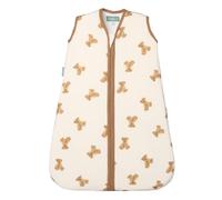 Molis&co Baby Sleeping Bag Tog 1-100% Cotton (Oeko-TEX) - Easy Access Nappy Change with Zip - Sleeping Bag for Babies, Girls and Boys, Teddy, 18-36 Months