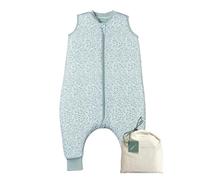 molis&co - Baby Sleeping Bag with Feet TOG 1 - Toddler Sleeping Bags with Legs 1.0 Tog - Soft and Cozy Baby Wearable Blanket for Infants & Toddlers - 100% Cotton (OEKO-TEX) (Ines, 6 months)