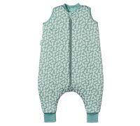 molis&co - Baby Sleeping Bag with Feet TOG 2.5 - Toddler Sleeping Bags with Legs 2.5.0 Tog - Soft and Cozy Baby Wearable Blanket for Infants&Toddlers - 100% Cotton (OEKO-TEX) (Green Garden, 4 years)
