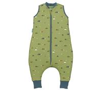 molis&co - Baby Sleeping Bag with Feet TOG 2.5 - Toddler Sleeping Bags with Legs 2.5 Tog - Soft and Cozy Baby Wearable Blanket for Infants&Toddlers - 100% Cotton (OEKO-TEX) (Little Drivers, 6 years)