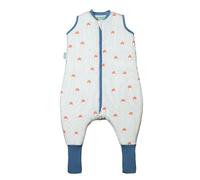 molis&co - Baby Sleeping Bag with non-slip Socks TOG 1 - Toddler Sleeping Bags with Legs 1 Tog - Soft and Cozy Baby Wearable Blanket for Infants&Toddlers - 100% Cotton (OEKO-TEX) (Mushrooms, 2 years)