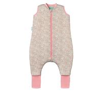 molis&co - Baby Sleeping Bag with Socks TOG 2.5 - Toddler Sleeping Bags with Legs 2.5 Tog - Soft and Cozy Baby Wearable Blanket for Infants&Toddlers - 100% Cotton (OEKO-TEX) (Pastel Floral, 4 years)