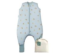 molis&co - Baby Sleeping Bag with Socks TOG 2.5 - Toddler Sleeping Bags with Legs 2.5 Tog - Soft and Cozy Baby Wearable Blanket for Infants&Toddlers - 100% Cotton (OEKO-TEX) (Colima, 1 year)