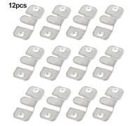 Moliuoly 12pcs Stainless Steel Heavy Duty Picture Frame Hanger Photo Display Hooks Bed