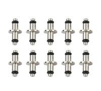 Moliuoly 18mm Nickel Plated Brass Air Coil with O Ring for SPG T End Waterproof Diving Equipment and High Pressure Hoses - Pack of 10