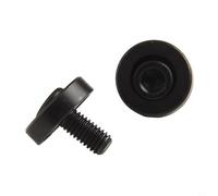Moliuoly 2 Pieces Lock Screw Bolts and Outer Flanges for Multitool DTM50 TM3000C Model Part No 2656746, Metal Black Fastener Kit, Compatible with Power Tools Fixing and Daily Replacement Needs