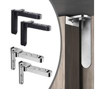 Moliuoly 2Pcs Invisible Door Hinges Adjustable Rotatable Garage Door Heavy Door Hinges Three-Dimensional Hinge Home Building Hardware