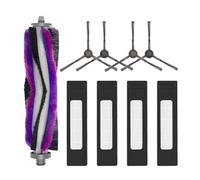 Moliuoly 9-Piece Replacement Parts for M71CN M7/i10, Compatible Accessory Set with Main Roller, 4 Side Brushes and 4 Fine Dust Filters for Improved Cleaning, Dirt and Hair Absorption on All Floors