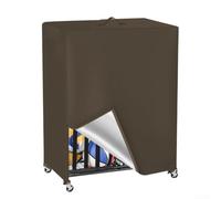 Moliuoly Basketball Rack Cover 420D Waterproof Dustproof(Coffee Color)