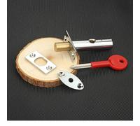 Moliuoly Copper Channel Lock Easy Installation Pipe Well Lock Fire Inspection Door Lock, A