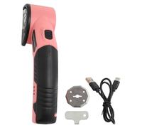 Moliuoly Cordless Electric Scissors 4V Rechargeable with LED Light & Safety Lock, Yellow