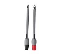 Moliuoly Multimeter Probes 2 Pcs 4mm Female Electrical Car Maintenance Electrical Testing Probes 10A/1000V Copper + PA Grey-Red/Black