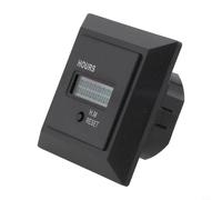 Moliuoly Quartz Electronic Hour Counter 0-999999h ABS Case | Sturdy ABS plastic housing, compact lightweight design, dust resistant, easy mount, long lifespan